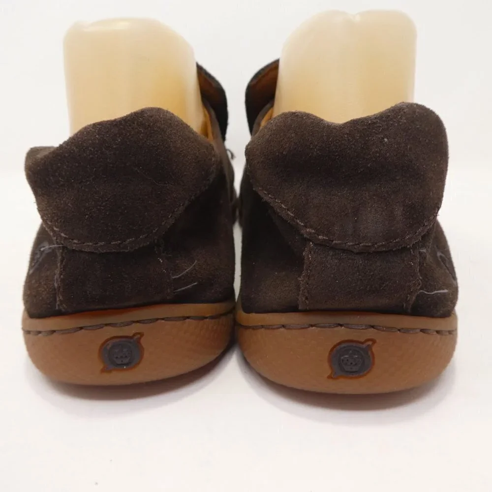 Born Galen‎ Loafers Shoes Mens 8 Brown Suede Slip On Comfort